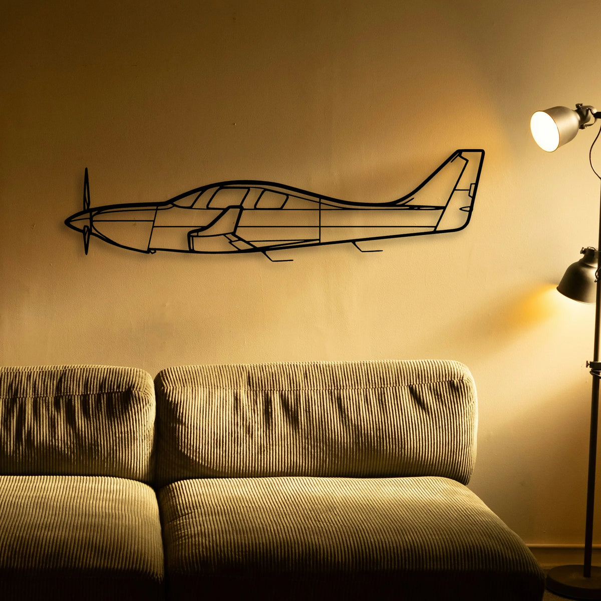 Alpha Jet Classic Aircraft Silhouette Metal Wall Art - Tinvibe