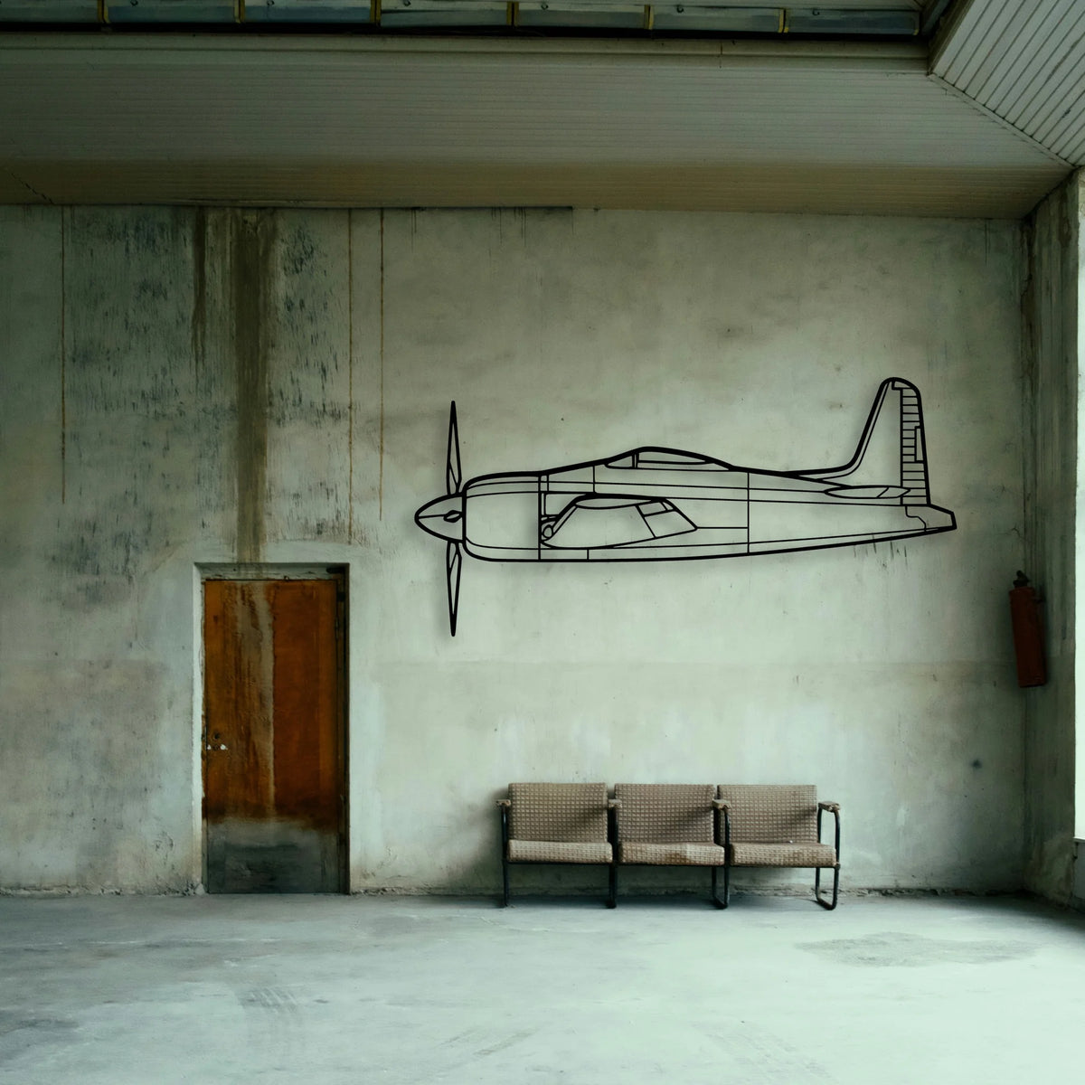 As Sa 202 Bravo Classic Aircraft Silhouette Metal Wall Art - Tinvibe