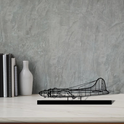 b-17 Silhouette Metal Art Stand - Tinvibe