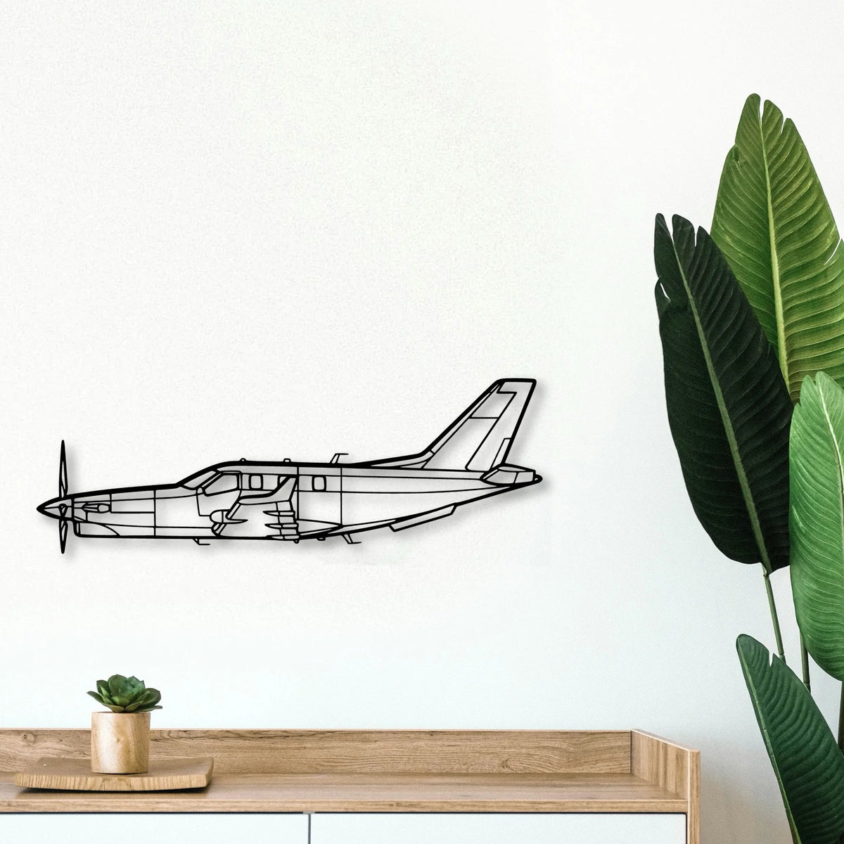 B 70 2 Classic Aircraft Silhouette Metal Wall Art - Tinvibe