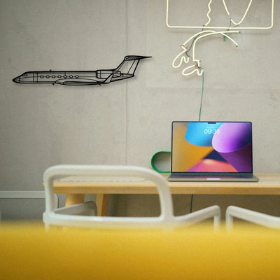 B25J 3 Classic Aircraft Silhouette Metal Wall Art - Tinvibe