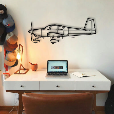 B60 Duke Classic Aircraft Silhouette Metal Wall Art - Tinvibe