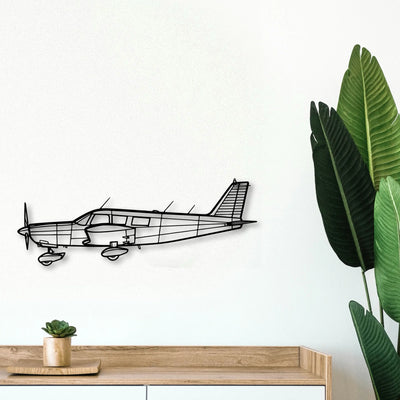 B737 300 Classic Aircraft Silhouette Metal Wall Art - Tinvibe