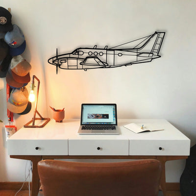 Bac Concorde Classic Aircraft Silhouette Metal Wall Art - Tinvibe