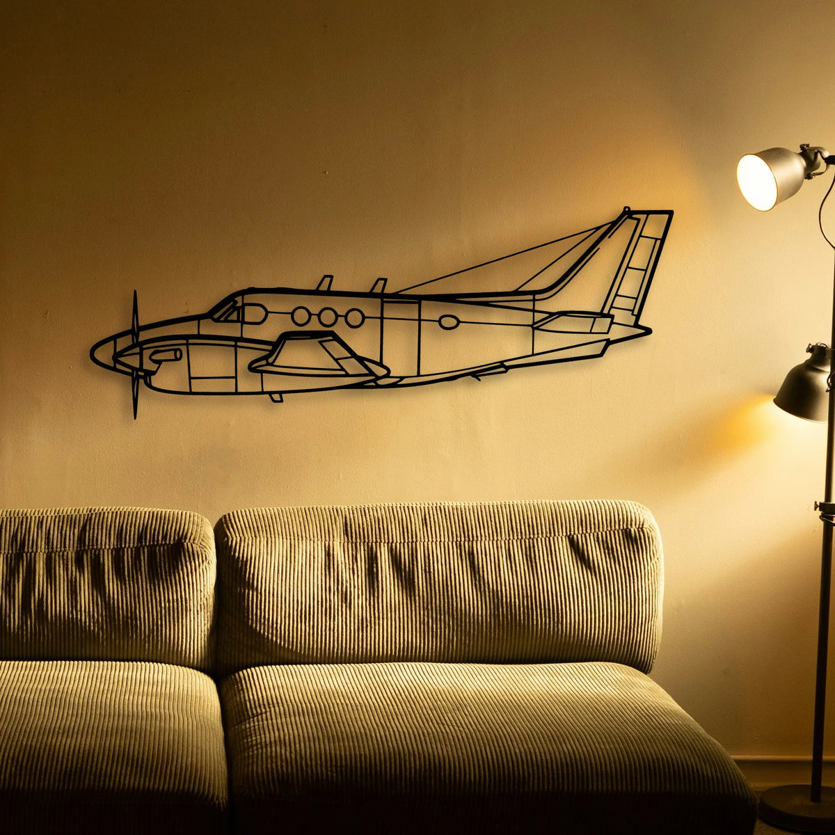 Bac Concorde Classic Aircraft Silhouette Metal Wall Art - Tinvibe