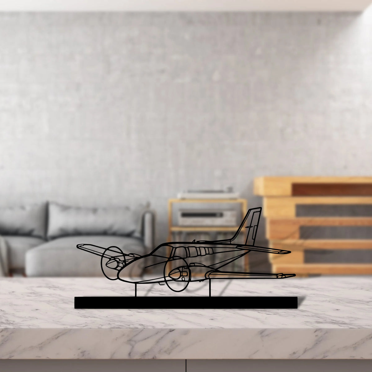 baron-58 Silhouette Metal Art Stand - Tinvibe