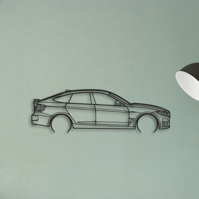 BMW 330 GT Classic Silhouette Metal Wall Art - Tinvibe