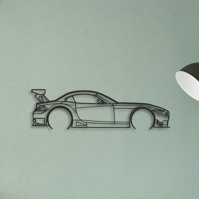 BMW Z4 E89 Classic Silhouette Metal Wall Art - Tinvibe