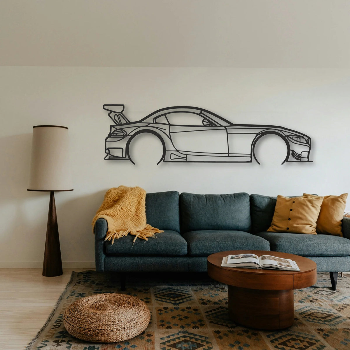 BMW Z4 E89 Classic Silhouette Metal Wall Art - Tinvibe