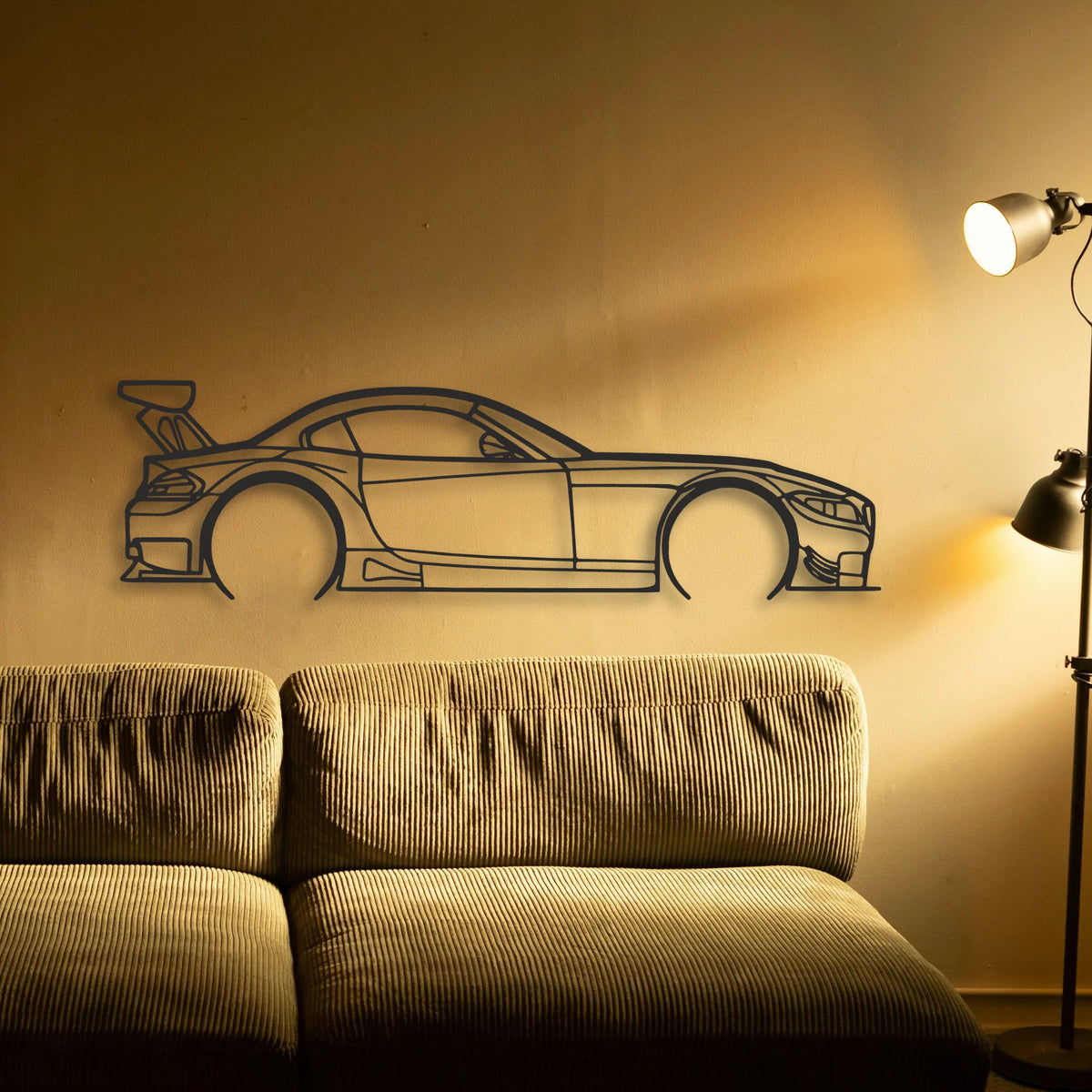 BMW Z4 E89 Classic Silhouette Metal Wall Art - Tinvibe