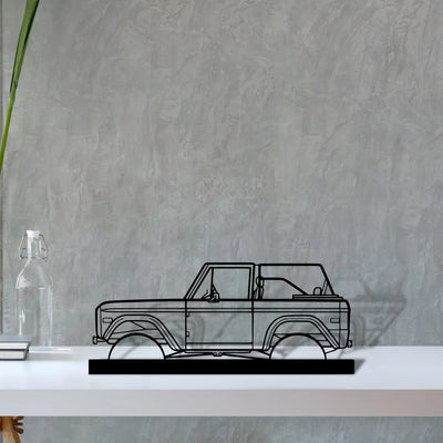 bronco-1971 Silhouette Metal Art Stand - Tinvibe