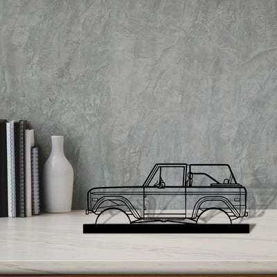 bronco-1971 Silhouette Metal Art Stand - Tinvibe