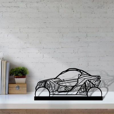 buggy-x3 Silhouette Metal Art Stand - Tinvibe