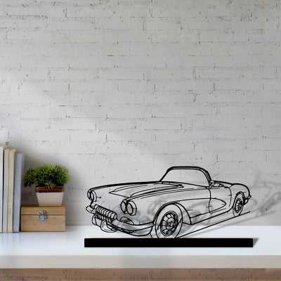c1-1960-2 Silhouette Metal Art Stand - Tinvibe