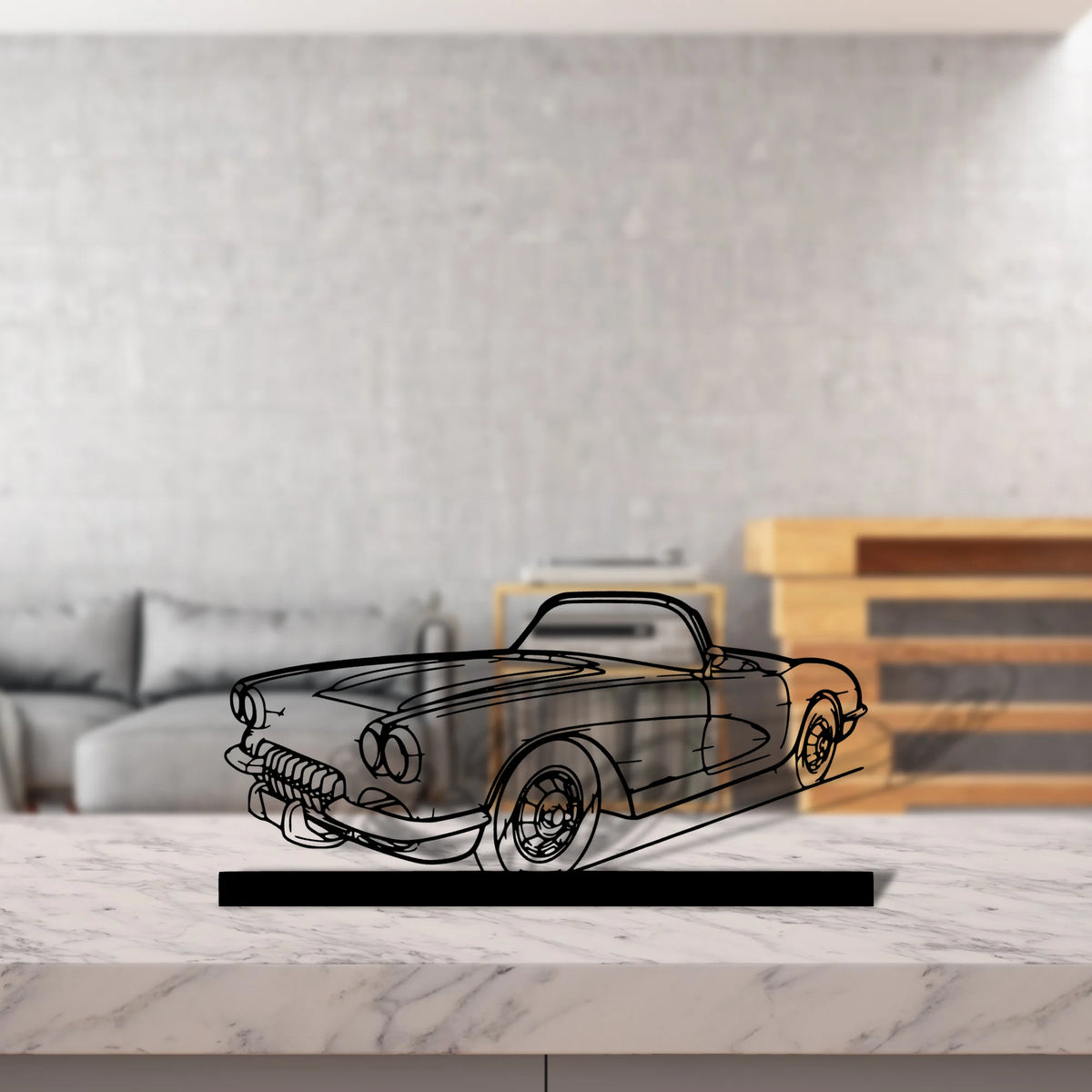 c1-1960-2 Silhouette Metal Art Stand - Tinvibe