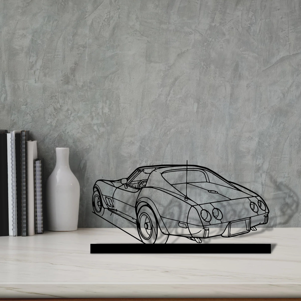 c3-1976 Silhouette Metal Art Stand - Tinvibe