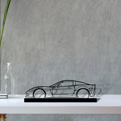 c6-z06 Silhouette Metal Art Stand - Tinvibe