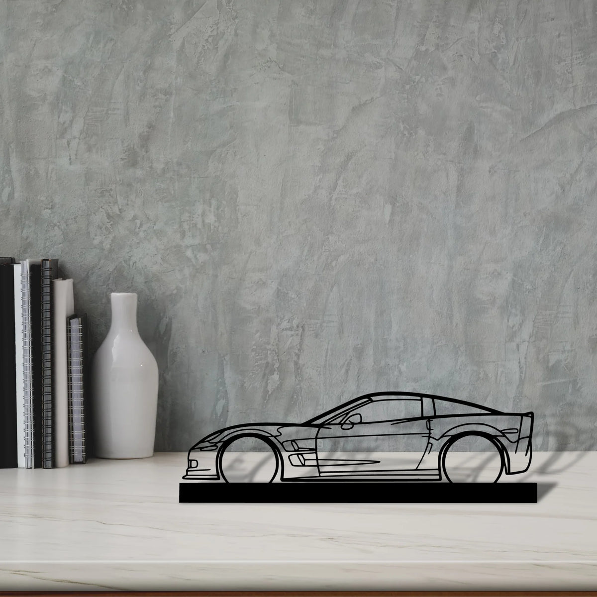 c6-zr1 Silhouette Metal Art Stand - Tinvibe