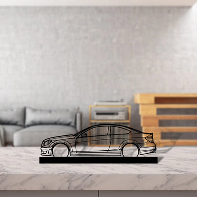 c63-amg Silhouette Metal Art Stand - Tinvibe
