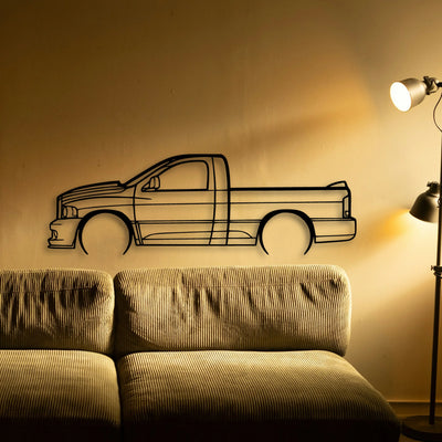 C Classic Silhouette Metal Wall Art - Tinvibe