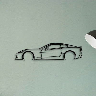 C7 Classic Silhouette Metal Wall Art - Tinvibe