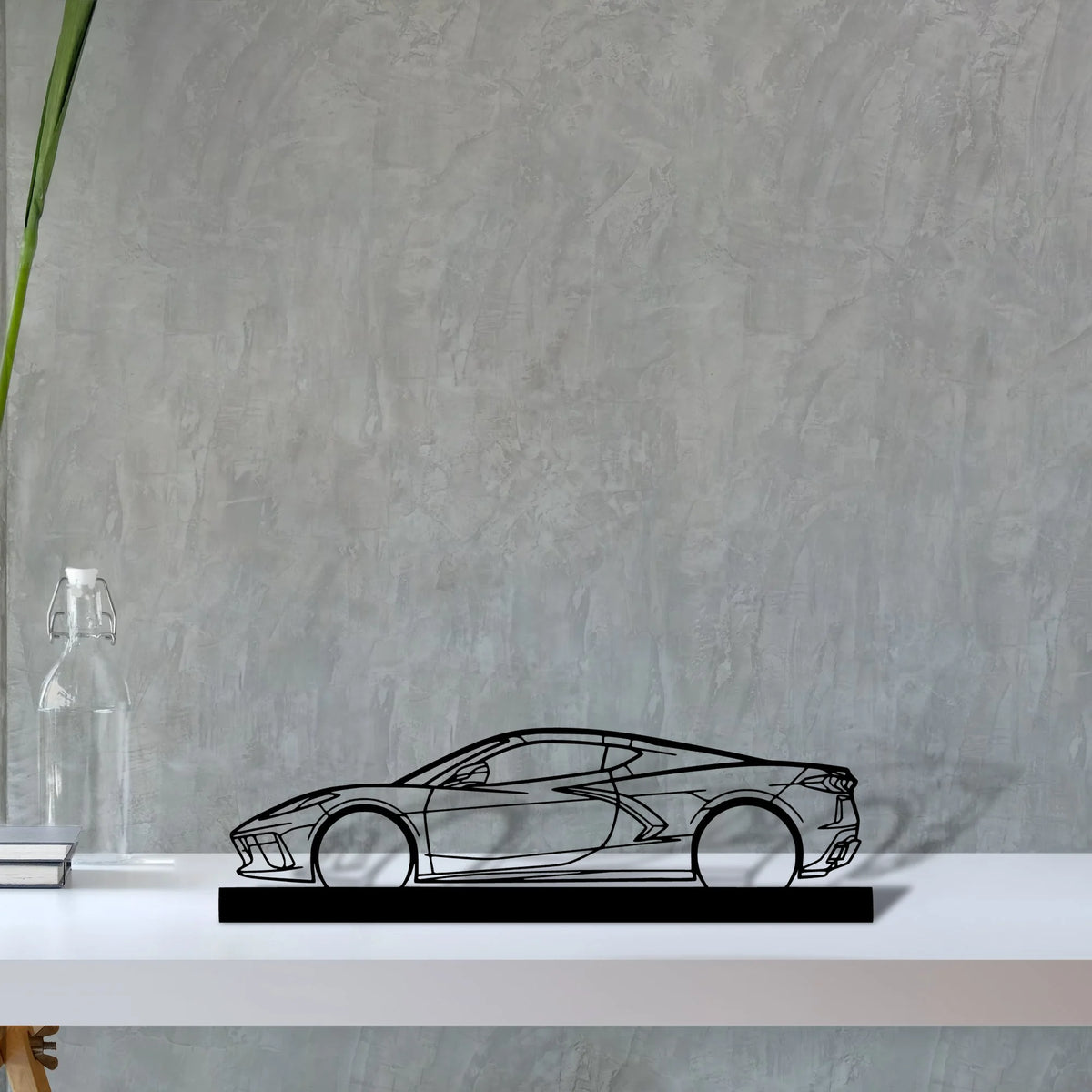 c8 Silhouette Metal Art Stand - Tinvibe