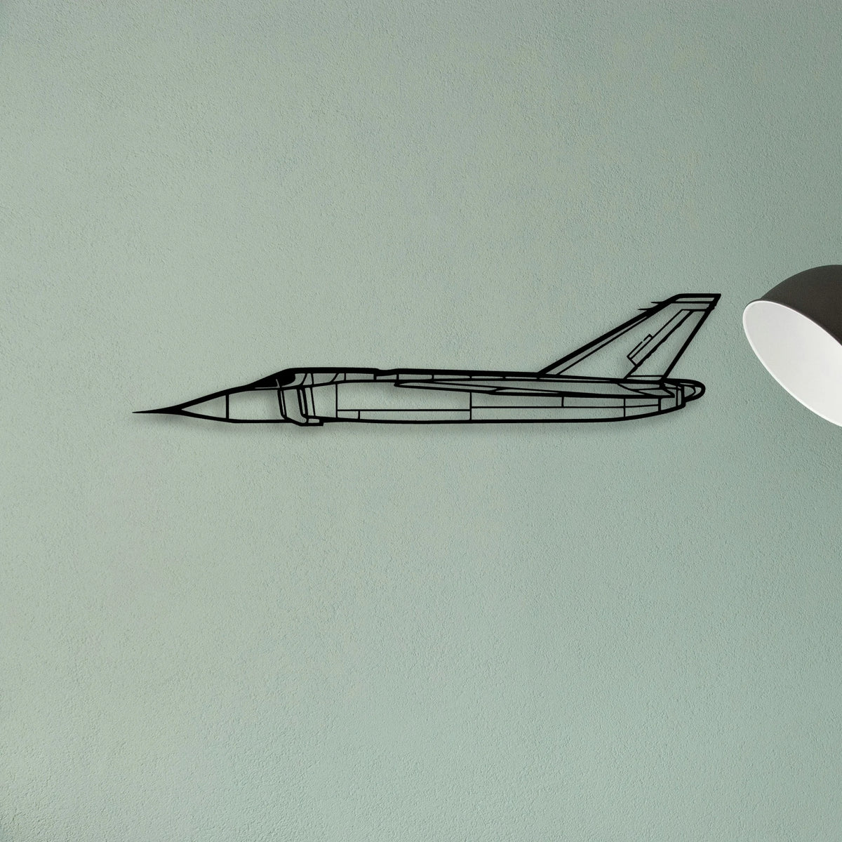 Cf 105 Arrow 3 Classic Aircraft Silhouette Metal Wall Art - Tinvibe