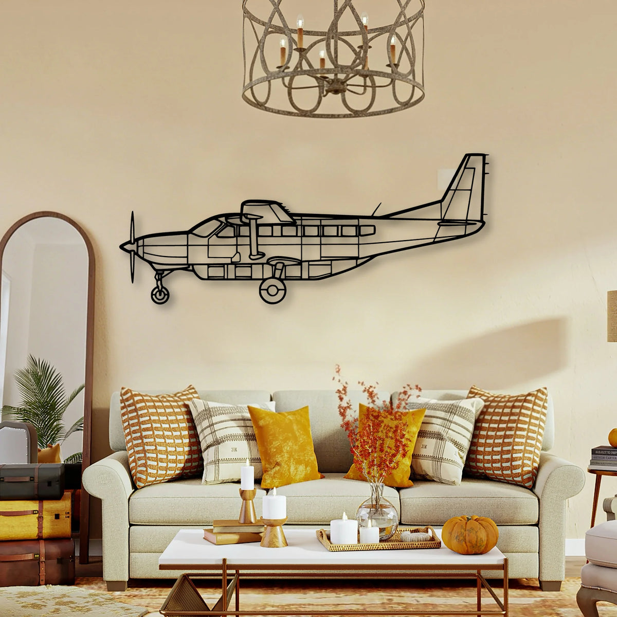 Cf 105 Arrow 4 Classic Aircraft Silhouette Metal Wall Art - Tinvibe