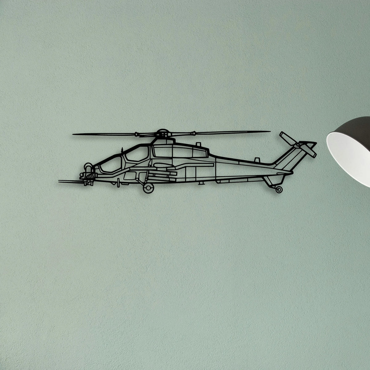 Ch 53K King Stallion Classic Aircraft Silhouette Metal Wall Art - Tinvibe