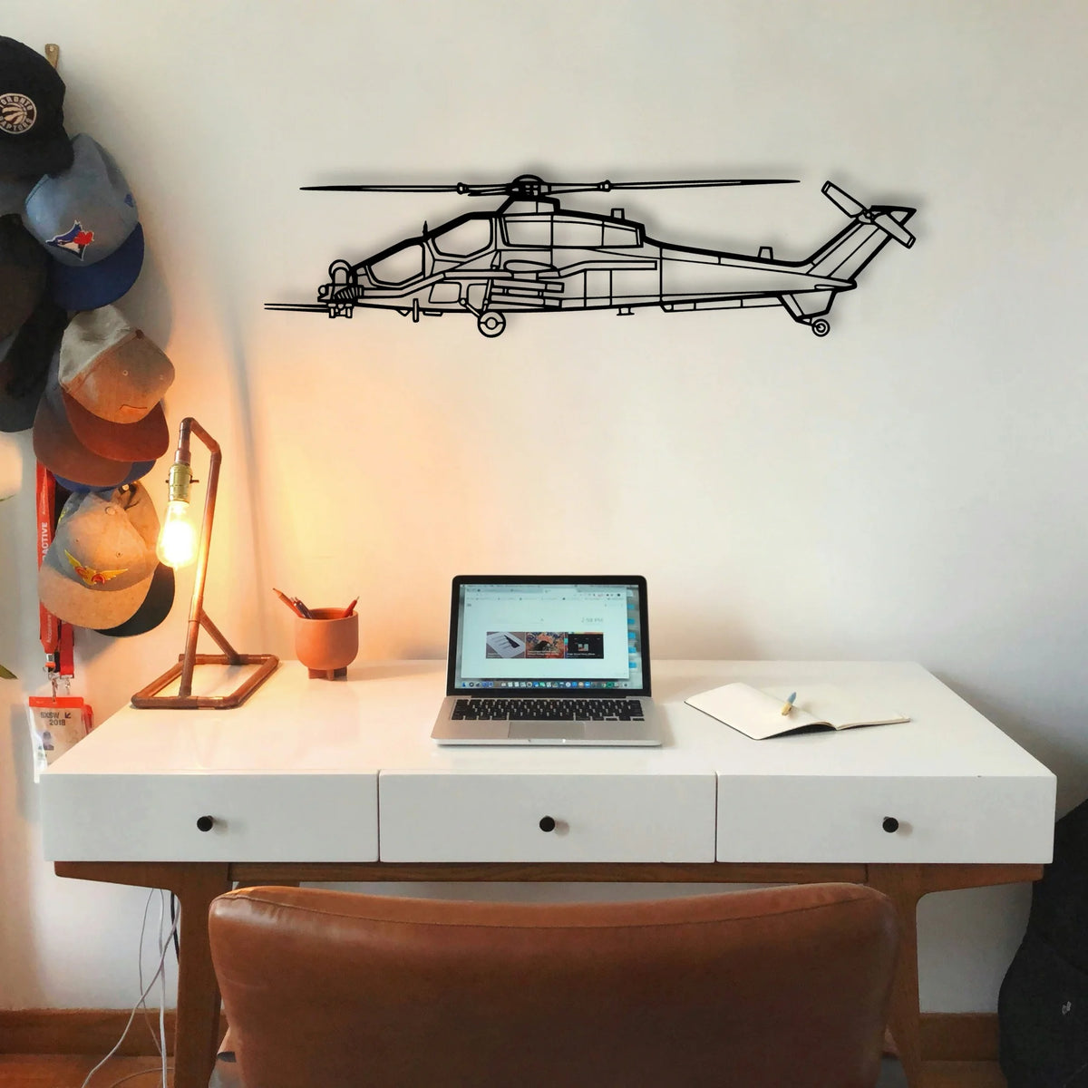 Ch 53K King Stallion Classic Aircraft Silhouette Metal Wall Art - Tinvibe