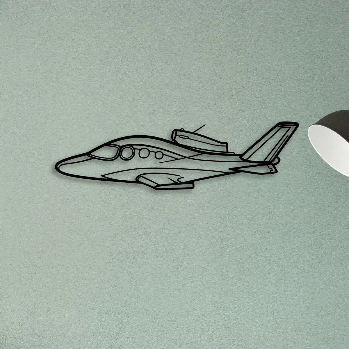 Cirrus SF30 Classic Aircraft Silhouette Metal Wall Art - Tinvibe