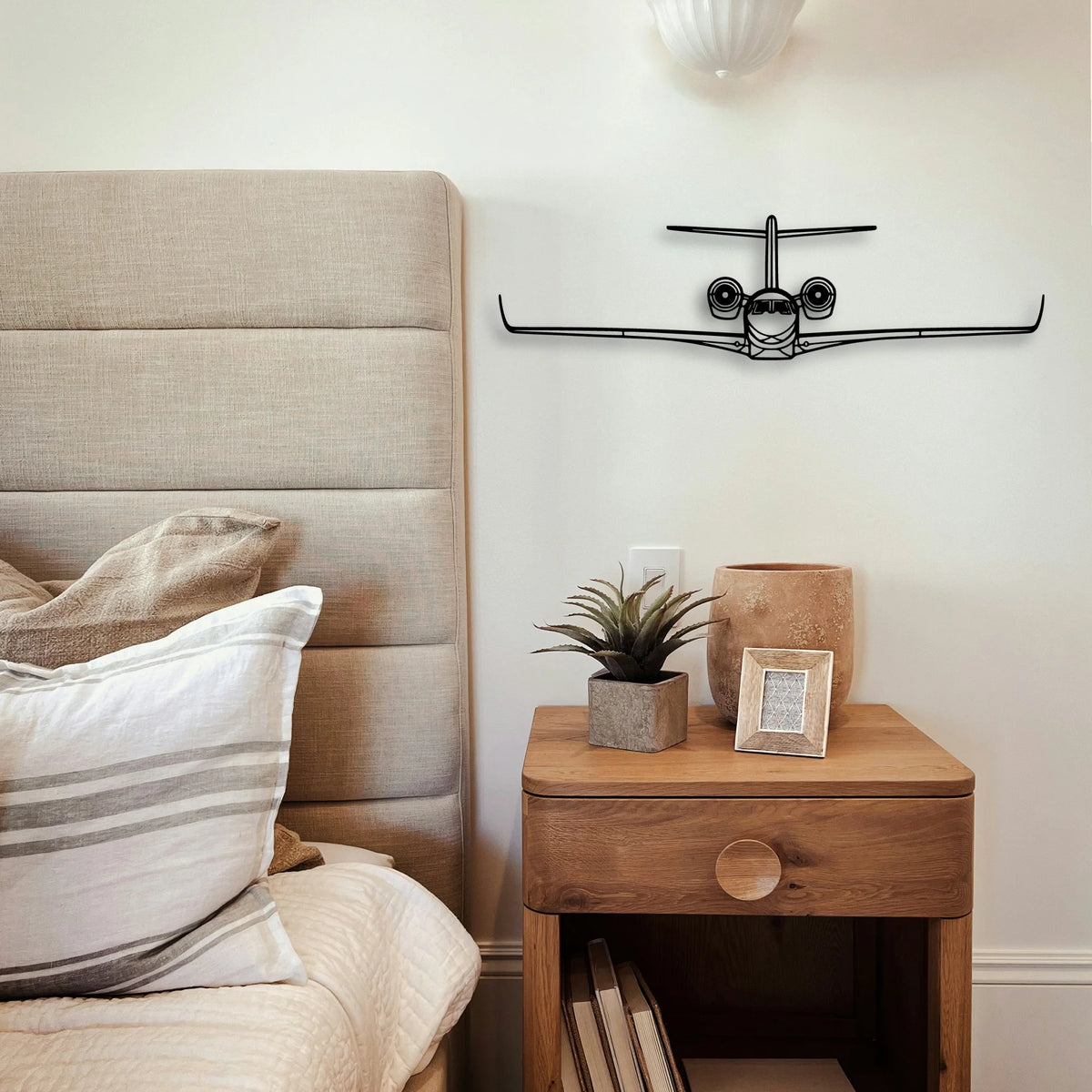 Citation X Classic Aircraft Silhouette Metal Wall Art - Tinvibe