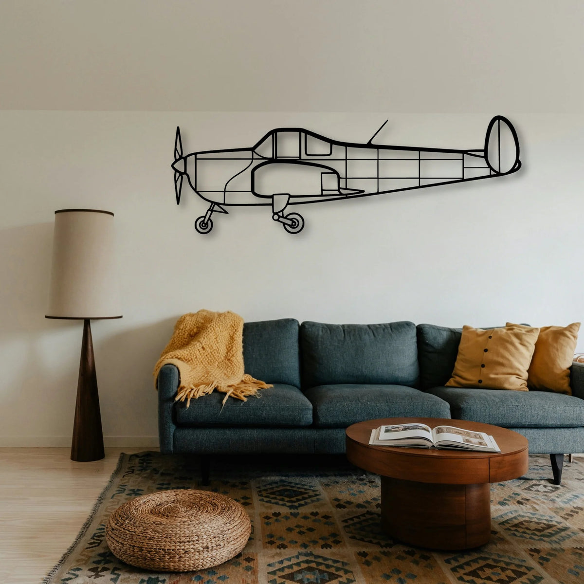 Citation Xls 2 Classic Aircraft Silhouette Metal Wall Art - Tinvibe