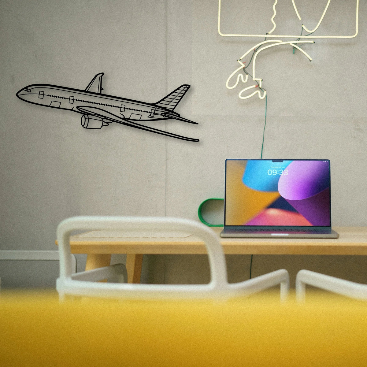 CJ3 4 Classic Aircraft Silhouette Metal Wall Art - Tinvibe