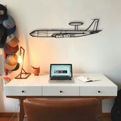 Columbia 350 Classic Aircraft Silhouette Metal Wall Art - Tinvibe