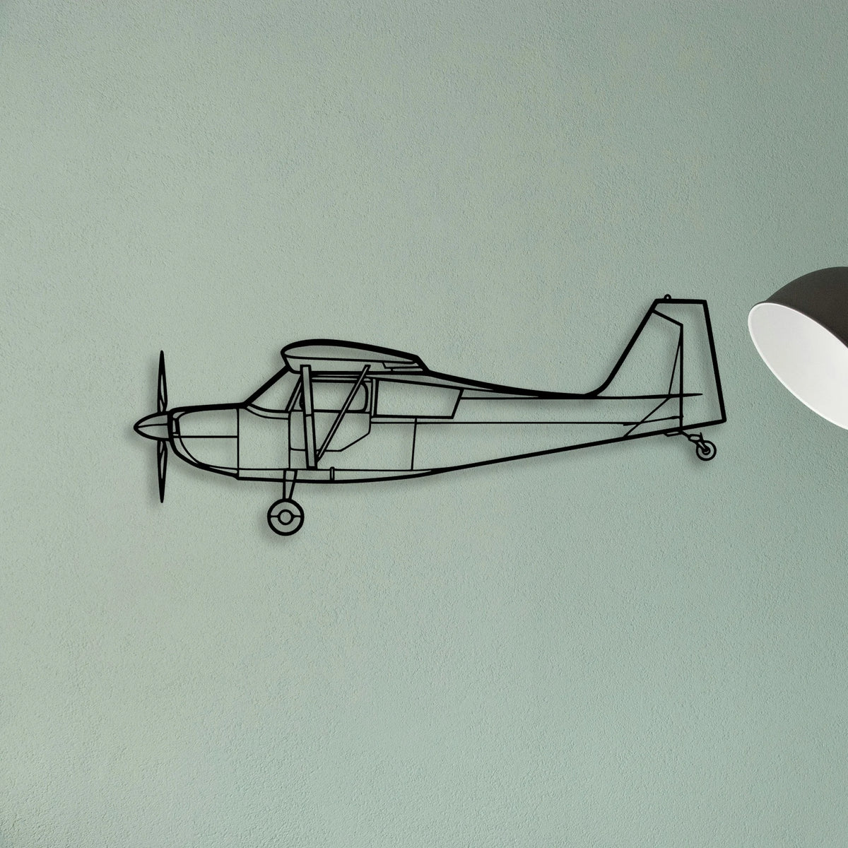 CRJ900 Classic Aircraft Silhouette Metal Wall Art - Tinvibe