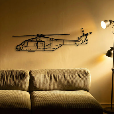 DA20 Classic Aircraft Silhouette Metal Wall Art - Tinvibe