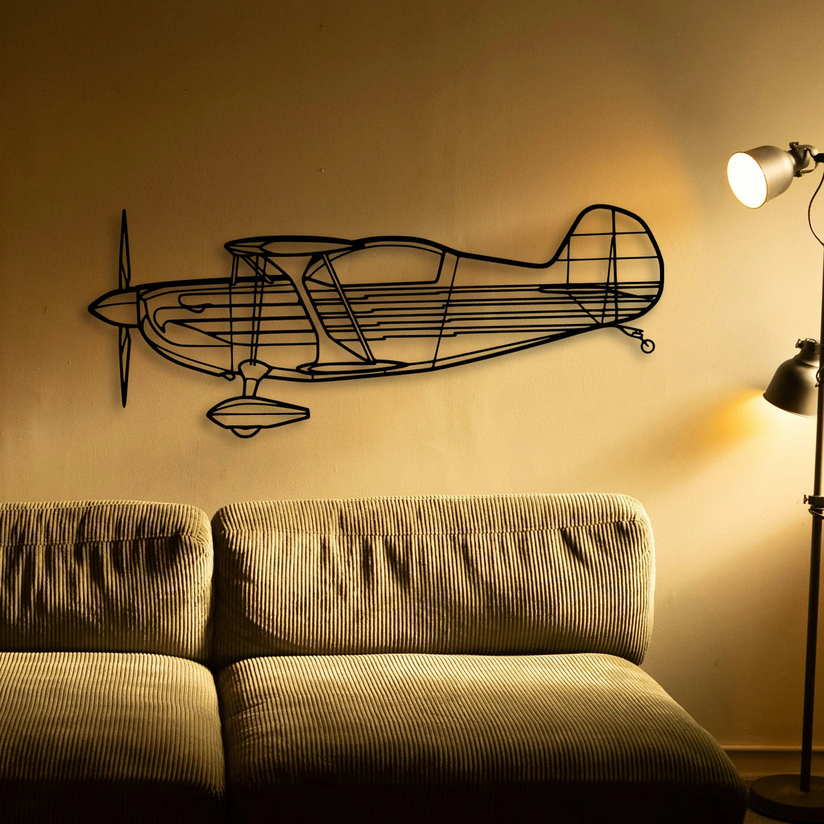 Dhc 6 Twin Otter Classic Aircraft Silhouette Metal Wall Art - Tinvibe