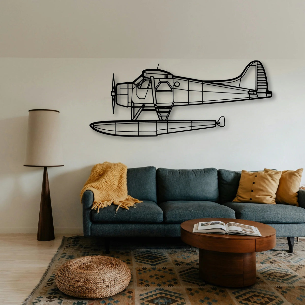 Douglas Md 11 Classic Aircraft Silhouette Metal Wall Art - Tinvibe