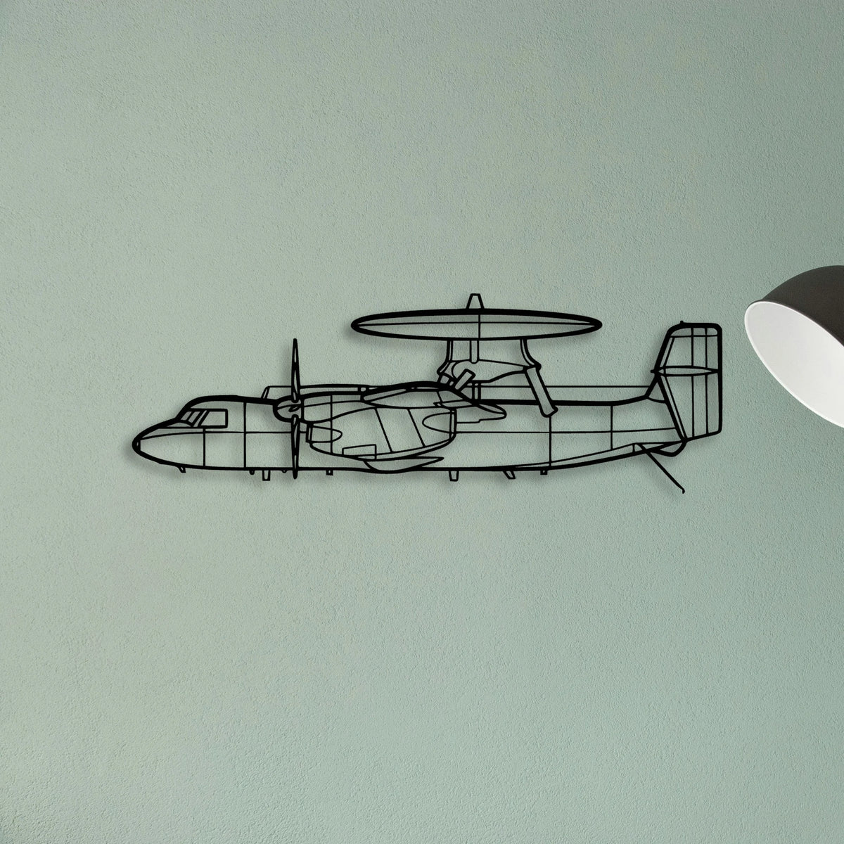 Dragonfly C Classic Aircraft Silhouette Metal Wall Art - Tinvibe