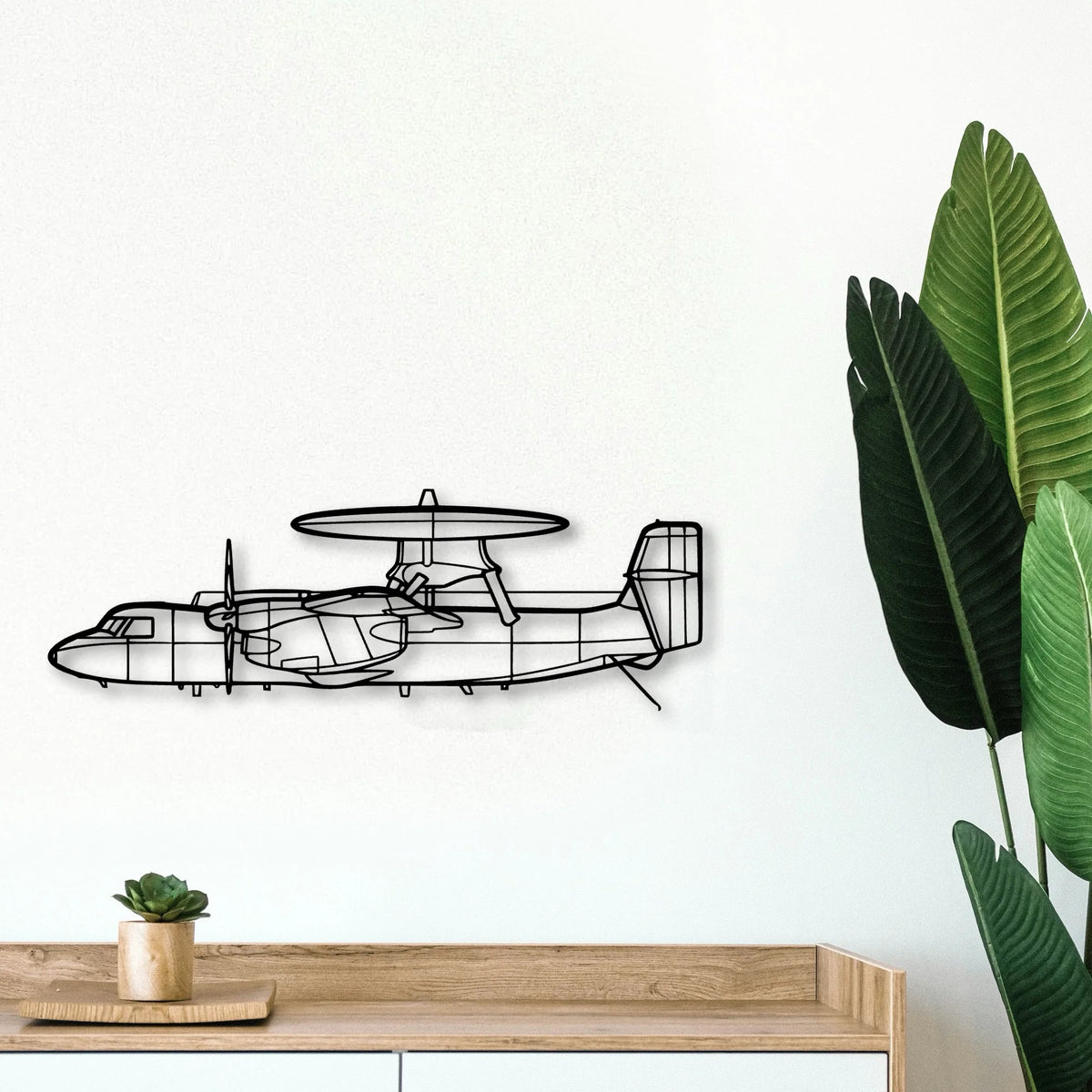 Dragonfly C Classic Aircraft Silhouette Metal Wall Art - Tinvibe
