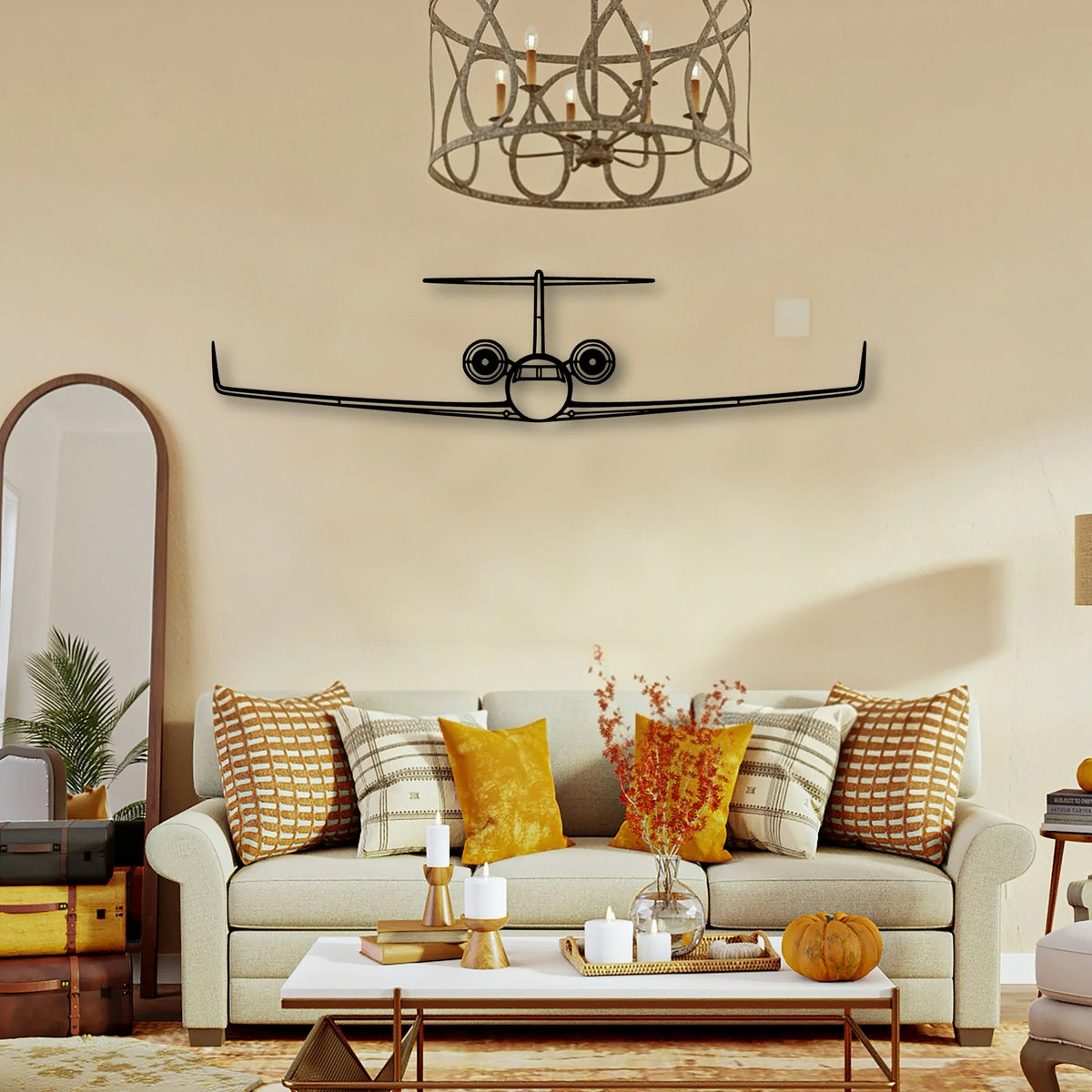 E 2C Hawkeye Classic Aircraft Silhouette Metal Wall Art - Tinvibe