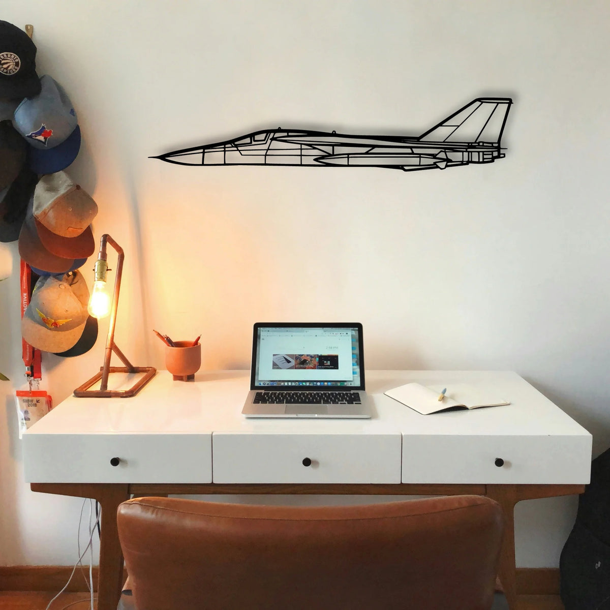 E 2D Hawkeye Classic Aircraft Silhouette Metal Wall Art - Tinvibe