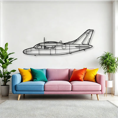 Ea 18G Classic Aircraft Silhouette Metal Wall Art - Tinvibe