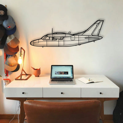 Ea 18G Classic Aircraft Silhouette Metal Wall Art - Tinvibe