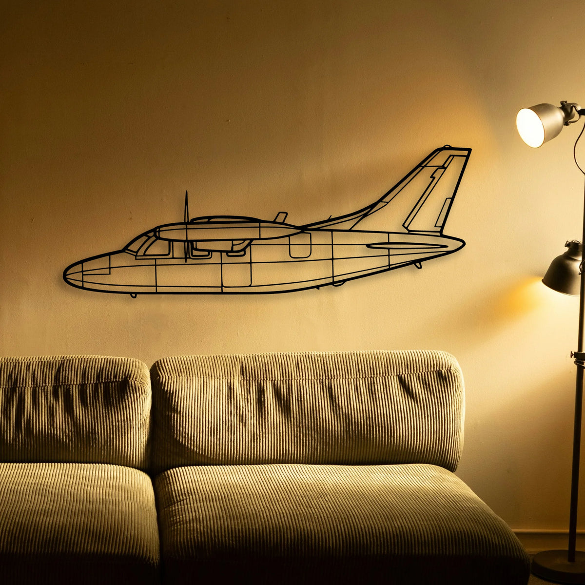 Ea 18G Classic Aircraft Silhouette Metal Wall Art - Tinvibe