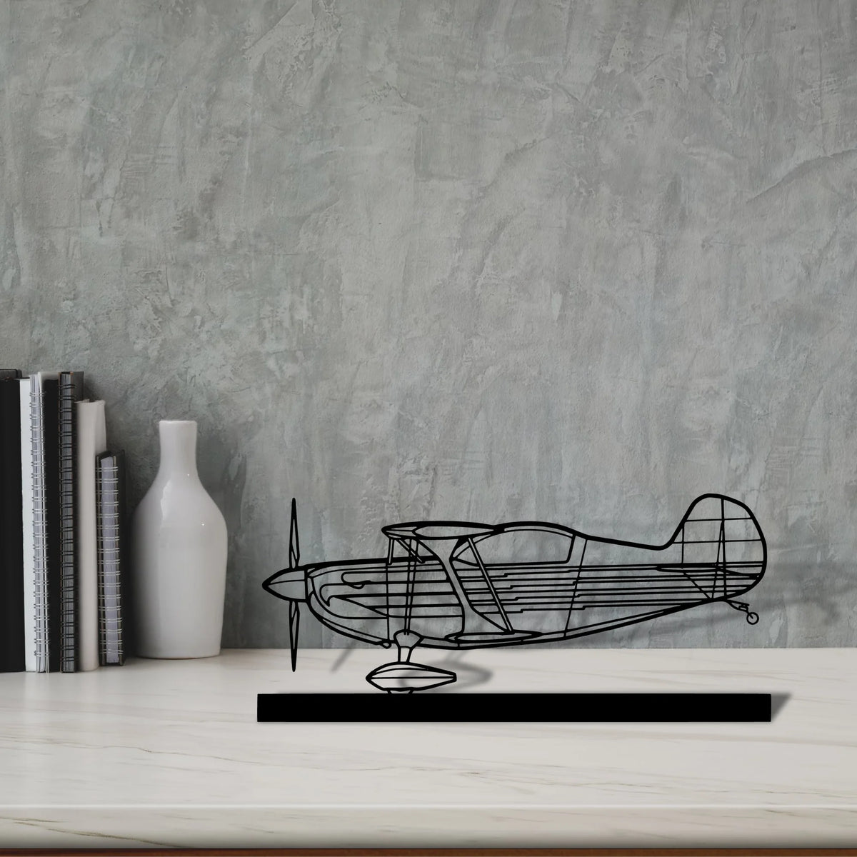 eagle-ii-2 Silhouette Metal Art Stand - Tinvibe