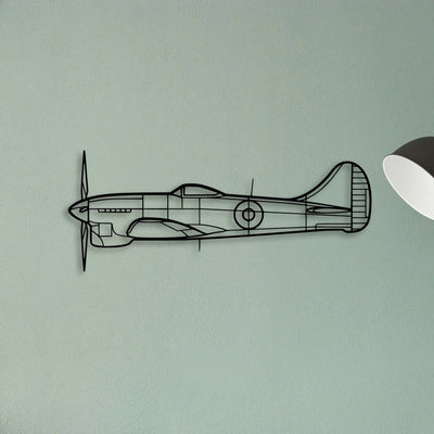 Eagle Classic Aircraft Silhouette Metal Wall Art - Tinvibe