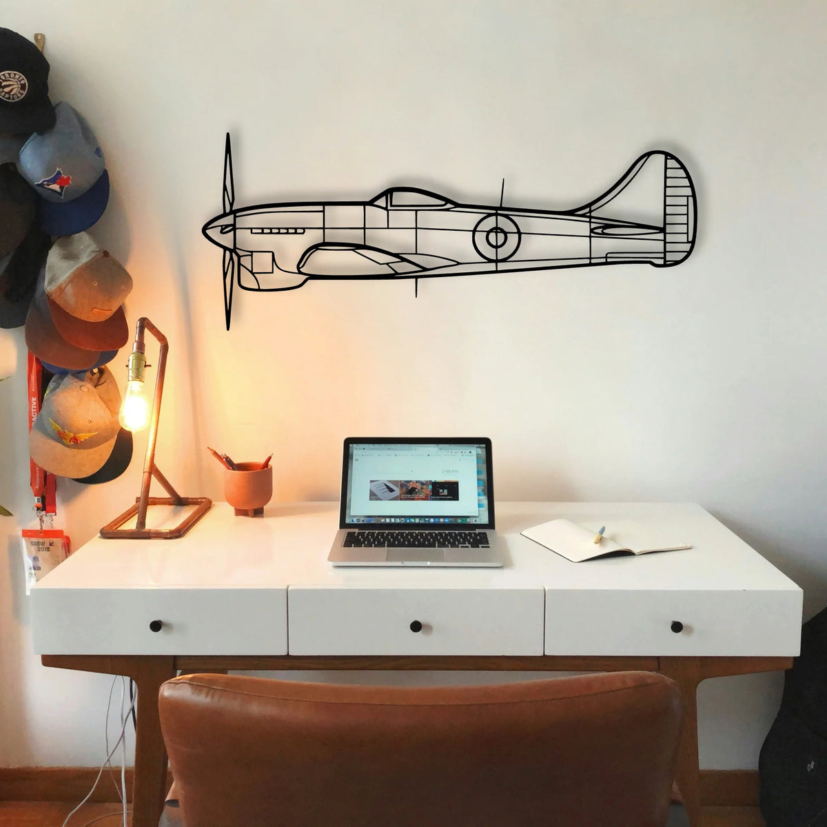 Eagle Classic Aircraft Silhouette Metal Wall Art - Tinvibe