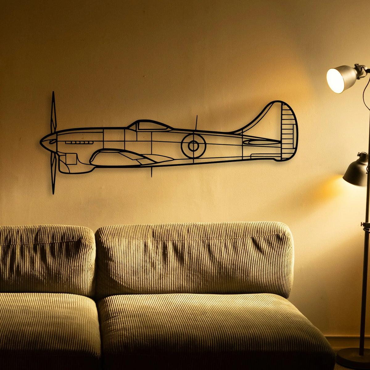 Eagle Classic Aircraft Silhouette Metal Wall Art - Tinvibe
